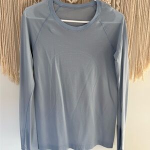 Lululemon Light Blue Long Sleeve Top